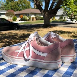 Baby Pink Nearly New Women’s Vans